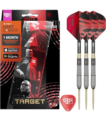 Target Japan Prime Series Hot Shot G2 Steel Tip Darts with Kflex