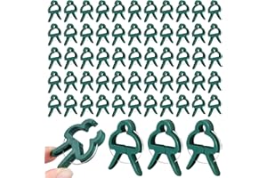 Axinyijia 100 Pièces Clips de Support pour Plantes, Pinces à Plantes Réutilisable Attache Tomate, Planter de Clips Tomates de Jardin