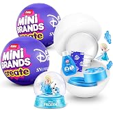 Mini Brands Snow Globe Disney S1 Capsule, 2PK by ZURU,Plastic, Multicolor | Discover Perfectly Replicated Disney Characters,