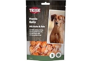 TRIXIE TX-31701 Polpette premium per cani, Con pollo e riso, 80 g, 1 Pezzo
