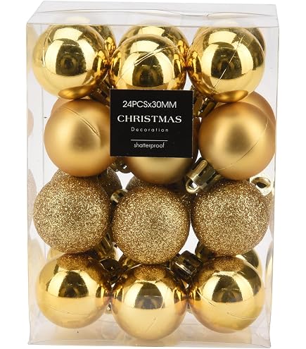 Kleine Glas-Weihnachtskugeln (2–3 Cm) – 12/18/24 Stk. Matt & Glänzend – Christbaumschmuck, Deko Für Schalen & Sträuße – Dunkelbraun, 3 Cm, 16 Stück