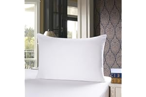 townssilk Dwustronna poszewka na poduszkę, 100% jedwabiu 19 mm, z ukrytym zamkiem błyskawicznym, biała, 40 x 80 cm