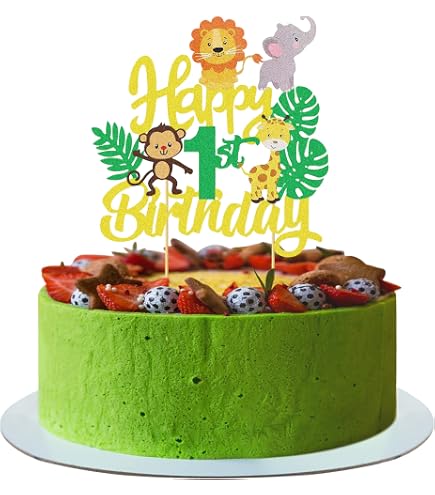Tala Jungle Cupcake Toppers Set Includes 24 Jungle Cupcake Cases & Decorations