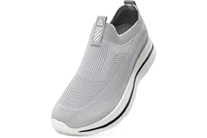 ODCKOI Męskie wsuwane trampki Mesh Oddychające buty do biegania Wygodne trampki Outdoor Fitness Buty sportowe Lekkie buty do biegania szosowego