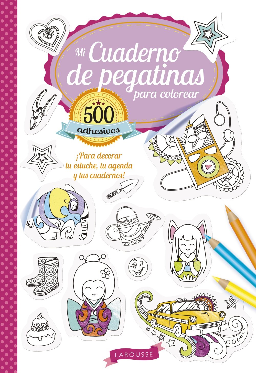 Mi cuaderno de pegatinas para colorear