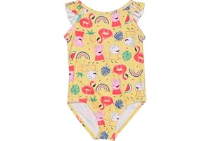 Popgear Peppa Pig and Suzy Rainbow-Traje de Baño para Niñas, Multicolor