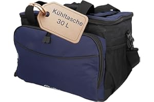 Cartrend Sac Isotherme, avec câble de raccordement pour Voiture 12 V de 1,50 m de Long, bandoulière réglable, revêtement intérieur Facile d'entretien, différentes Tailles