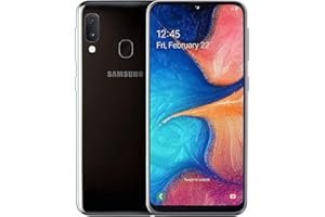Samsung Galaxy A20E 32GB 5.8 inches 13MP Dual-SIM SIM-Free Smartphone in Black (Renewed)