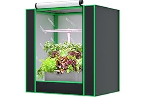 VIVOSUN Grow Tent Small 50 x 36 x 54 cm Grow Tent Mini with Highly Reflective Mylar Sealed Floor Design, Ventilation Window and Cable Entry Hole for Aerogarden Hydroponic Growing System