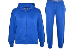 A2Z4KIDS A2Z 4 Kids Unisexe Plaine Survêtement Sweat à Capuche Avec Joggeurs Le jogging Les Pantalons De Survêtement Des Sports Activewear Ensemble Enfants Filles Garçons Âge 2-13 Ans