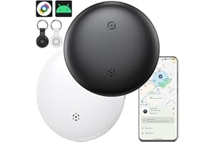 FUYAOSC Air Tracker Android, 2 Pack Android Smart Tracker Tag Schlüsselfinder Key Finder kompatibel mit Google Find Hub APP (Android NUR), Bluetooth Tracker für Gepäck, Koffer, Paket