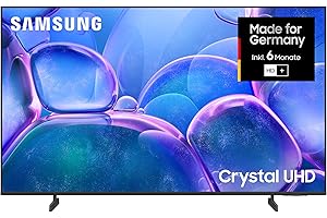 Samsung Crystal UHD 4K U7099F 43 Zoll (108 cm) LED Fernseher, Crystal Prozessor 4K, MetalStream Design, SmartThings, Knox Security, Gaming Hub, AI Upscaling, Kostenlose Inhalte, Smart AI TV