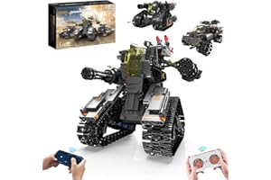 URGEAR Bausatz für Roboter Construcción de Robot para Niños, 3 en 1 Control Remoto y App Stem Programación Proyecto Regalo Juguetes para Niños de 8 9 10 11 12 14 16 (588 Piezas)