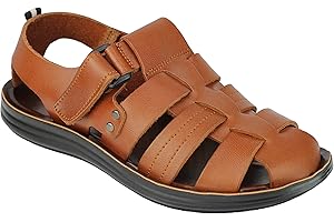 Xposed Mens Leather Cross Strap Sandals Jesus Style Summer Holiday Beach Walking Mules