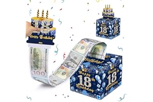 Morainjay Skarbonka na gotówkę, niespodzianka etui na pieniądze dla kobiet i mężczyzn, nowość dekoracyjna na urodziny