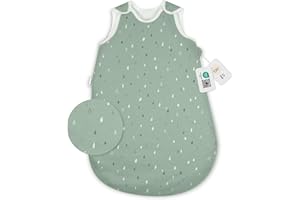 Ehrenkind® Baby Sleeping Bag, Round, 2.5 TOG, Organic Cotton, All-Year Baby Sleeping Bag, Oeko-Tex Sleeping, Winter and Summer, for Children