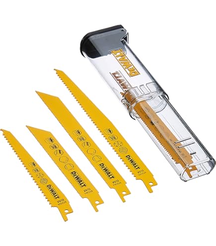 Lame Per Sega Bi-Metal DEWALT DT2300L-QZ - 5 Lame 152x4,2 Mm Per Legno Duro E Con Chiodi