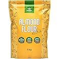 Farina di Mandorle 1kg | QUALITÀ EXTRA FINE | BUSTA RICHIUDIBILE | Naturale Scottata Farina di Mandorle 100% Senza Glutine