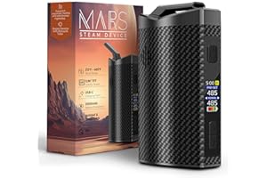 JOJQ Vaporizer Cannabis Verdampfer MarsKit mit Keramikmundstück LCD Display &Temperature Control (100°C - 250°C), USB-C Quick Charge/Timerfunktion/ 3000mAh Akku &leicht zu reinigen