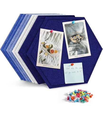 Große Filz Pinnwand 90x60cm - 6-teiliges Set Mit Pins & Klebetabs Für Büro & Zuhause