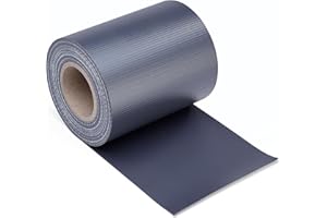 ESTEXO PVC Sichtschutz Streifen 35m Länge Zaunblende Folie Doppelstabmatten Zaun Zaunfolie Anthrazit