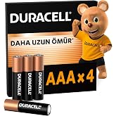 DURACELL BASIC AAA Alkalin İnce Kalem Pil (4'l&uuml; Paket) &ndash; 1,5V | Daha Uzun &Ouml;m&uuml;rl&uuml; &ndash; G&uuml;nl&uuml;k Cihazlar i&ccedil;in G&uuml;venilir G&uuml;&ccedil;-Plastik