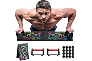 YANKUIRUI Push Up Board, 12-In-1 Foldable Fitness Workout Pushup Stands Exercise Muscle, Home Exercises For Men/Women