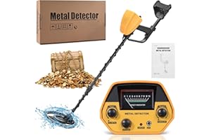 nmoiww Détecteur de métaux pour enfants 2 Lbs, anneau de recherche imperméable de 7,5 pouces, mode entièrement métallique, mode masquable, détecteur d'or aventure en plein air