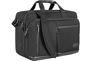 VANKEAN 17,3-calowy portfel na laptopa dla mężczyzn i kobiet, najwyższej jakości torba na ramię, wodoodporna torba na laptopa z kieszenią RFID, rozszerzalna torba na messenger