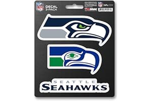 FANMATS NFL Seattle Seahawks Team Decal, 3-Pack
