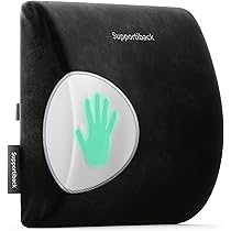 Cuscino di supporto lombare in memory foam per sedia da ufficio letto per dormire Cuscino di supporto per il dolore lombare Cuscino di supporto lombare regolabile per il sonno laterale Sedia