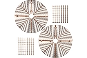 Icelsa 2 Tabletas Rejilla Protectora para Macetas, Rejilla Protectora de Plantas Rejilla para Maceta para Flores para Proteger Las Plantas del Daño Causado por Bebés y Mascotas