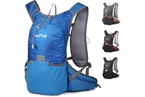 buffup® zaino bici mountain bike ciclismo zaino mtb15L,Zaino per idratazione per uomo e donna,zaino leggero running trekking