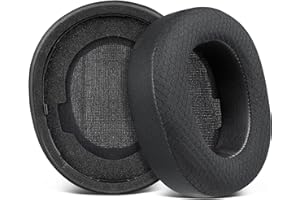 SOULWIT Ersatz Ohrpolster für Steelseries Arctis Nova Pro Wireless/Arctis Nova Elite Kopfhörer, Ersatzpolster Polster mit hochdichtem Geräuschisolationsschaum, zusätzliche Dicke