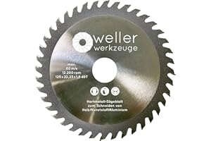WELLERWERKZEUGE Weller Werkzeuge 0748810840996 Ostrze do Piły TCT, Ø 125 mm