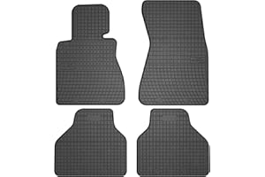M MOTOS Alfombrillas de Goma para BMW Serie 7 E65 2001-2008 Mejora tu Comodidad de Viaje con la Alfombrilla Antideslizante para Coche- Alfombrillas de Coche para Varias Estaciones