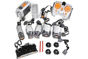 ASTEM 18pcs power function kit compatible avec les pièces Technic. Comprend un moteur de train Servo Motor XL/L Motor Speed Control Remote control pour MOC EV3.