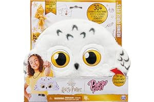 Wizarding World Harry Potter Hedwig Purse Pets, interaktive Eulen-Umhängetasche mit mehr als 30 Geräuschen und Reaktionen, für Mädchen ab 5 Jahren