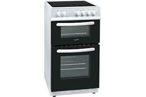 Statesman MAXI60GSF Single Oven Gas Cooker, 4 Gas Burners, Integrated Grill, 60cm Wide, White, (mm): H:900 x W:500 x D:600