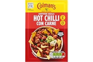 Colman's Midweek Meals Hot Chilli Con Carne Meal Maker mix perfect with white rice for a protein-boosting meal† 37 g