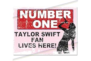 P&P HOMEWARE Taylor Swifty Swift Music Metal Bar Signs Funny Accessories Home Pub Indoor Outdoor Garden Garage Vintage Wall Plaque Man Cave Gift Retro Vintage Memorabilia UK 20cm x 15cm