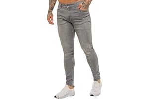 BRAND KRUZE Designer Mens Jeans KZ106 Skinny Slim Fit Casual Super Stretch Denim Trousers Pants