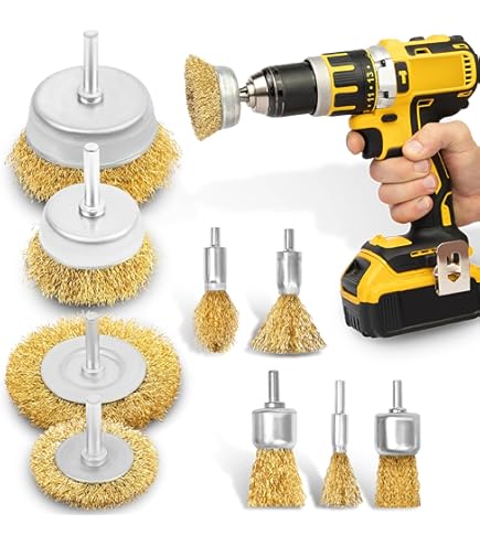 WT-1358 Hoonborstel set | Flexibel | Voor boormachine | 3-delig