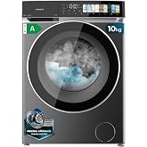 Cecotec Bolero DressCode 10970 Direct Drive Steel. Motor Direct Drive, 1400RPM, 11 Programs, FullColor Display, XXL Door, Ste