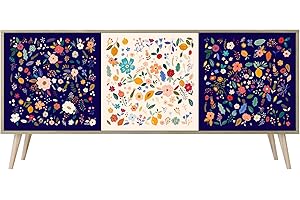 HEALANCY BIOMEDICAL HEALANCY Cassettiera a 3 ante, Cassettiera per la Camera da letto Cassettiera Bassa per il Soggiorno, il Corridoio, la Camera da Letto Cassettiera Moderna di Design alla Moda