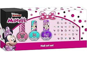 LORENAY Minnie Set Uñas 3 Esmalt+Pegat