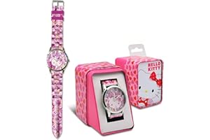 SANRIO Kid Licensing- Reloj Cambio DIAL Hello Kitty Aprendizaje, Color (Multicolor) (HK50027)