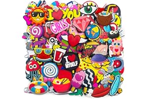 CFINKE Lot of 30 50 100 150pcs Shoe Charms for Crocs Clogs Shoes Decorations Wristband Bracelet Party Favors