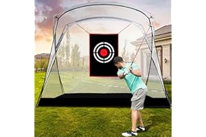 Kapler Golf Net Garden Golf Practice Net Durable Golf Driving Net for Chipping Hitting Swing Training Indoor Outdoor