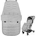 Foreverup Cosytoes Footmuff - Universal Footmuff for Stroller Fit Toddler Foot Muff for Stroller, Buggy, Pushchair & Pram Footmuffs, Cosy Toes with Thick Soft Fleece Lined Fits,Windproof(Grey)